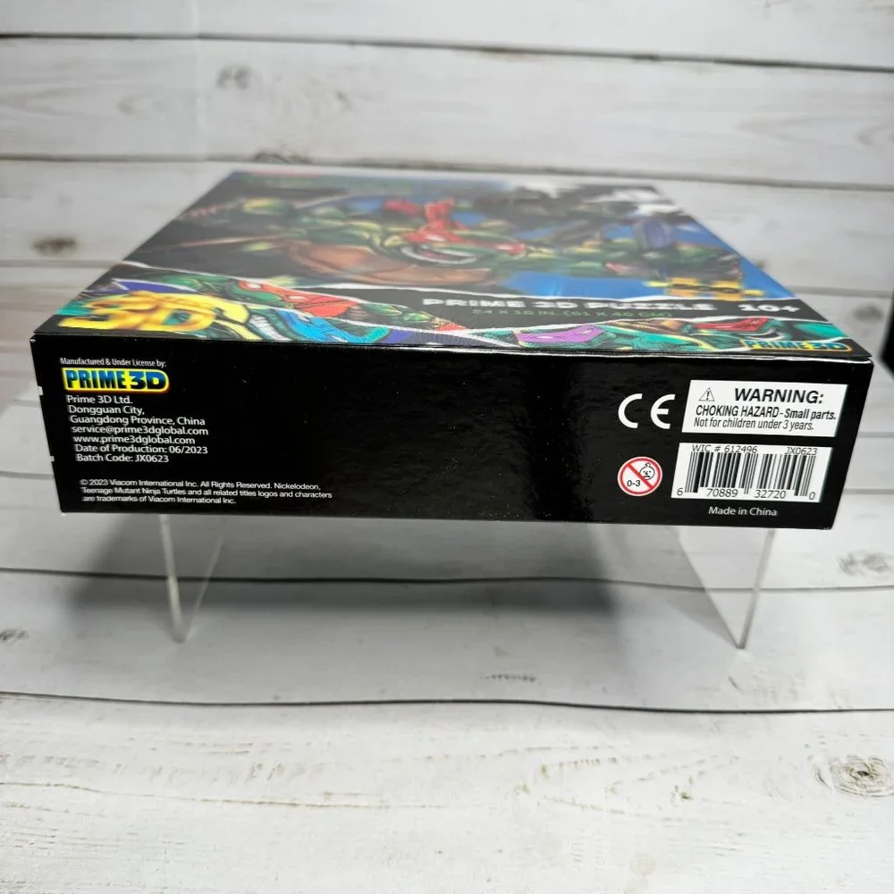TMNT Teenage Mutant Ninja Turtles 3D Puzzle‎ 500 Piece Prime 3D Nickelodeon New